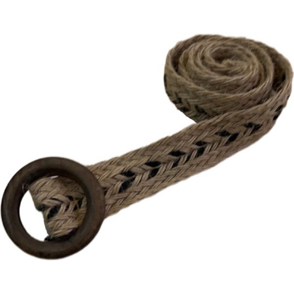 NEW ZARA Two-Tone Woven Belt main image 2